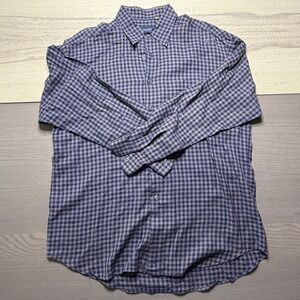 Lorenzini Shirt Men XL Checkered Soft Fleece‎
